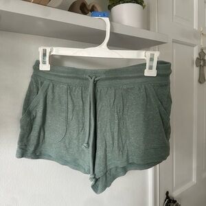 Women's Green Casual Shorts